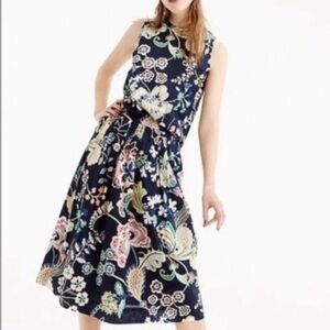 J. Crew Liberty Symphony Floral Print   Top Size 2, Skirt Size 6